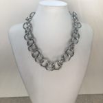 Platinum Tone Chain Necklace