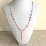 Bamboo Coral Waterfall Necklace