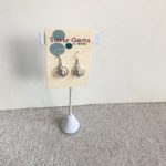 Mini Orbit Swarovski Crystal Pearl Earrings