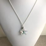 Clear AB Swarovski Crystal Starfish Necklace
