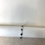 Black AB Swarovski Crystal Tie Wire Bracelet