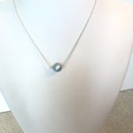 Single Swarovski Crystal Pearl Necklace