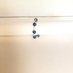 Dark Blue Swarovski Crystal Pearl Bracelet