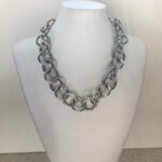 Stainless Steel Hoop Necklace
