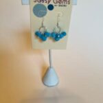 Swarovski Crystal Turquoise Cluster Earrings