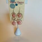 Pink Coral Orbit Earrings